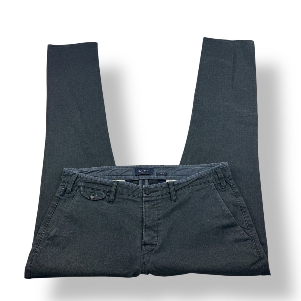 Paul Smith Jeans Men's Dark‎ Grey Chinos Pants Size 36x32